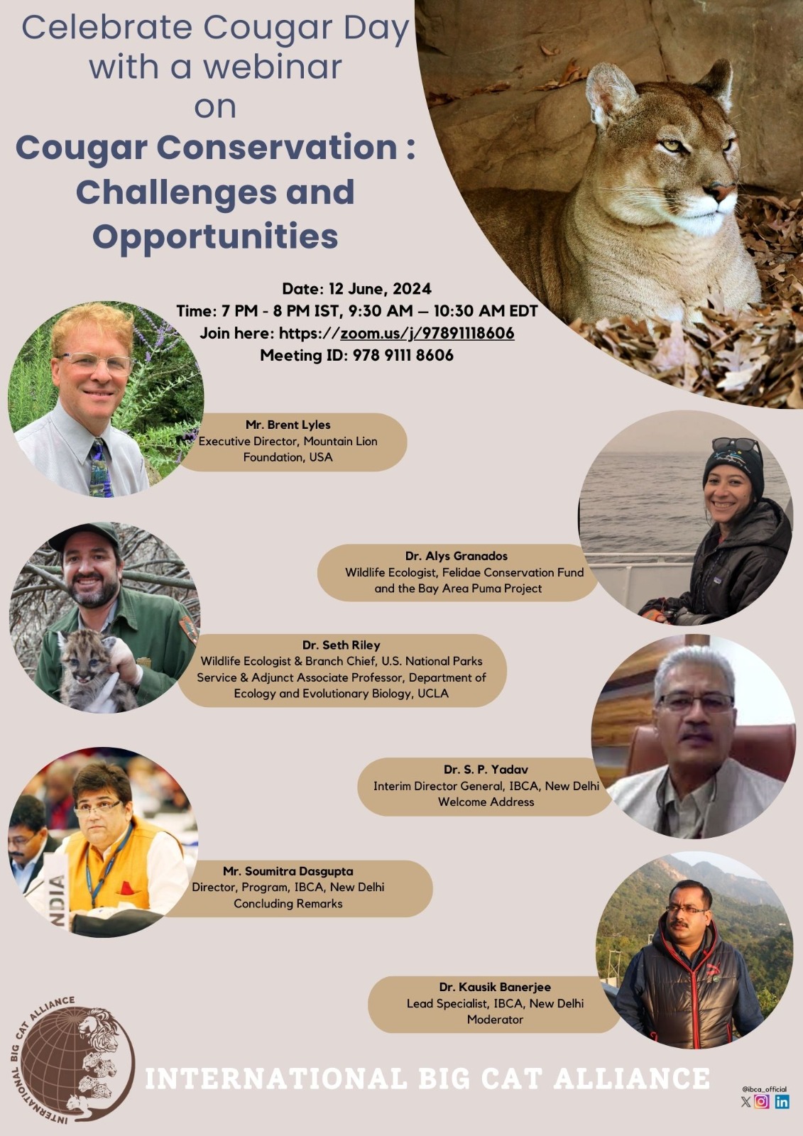 Cougar Day webinar flyer